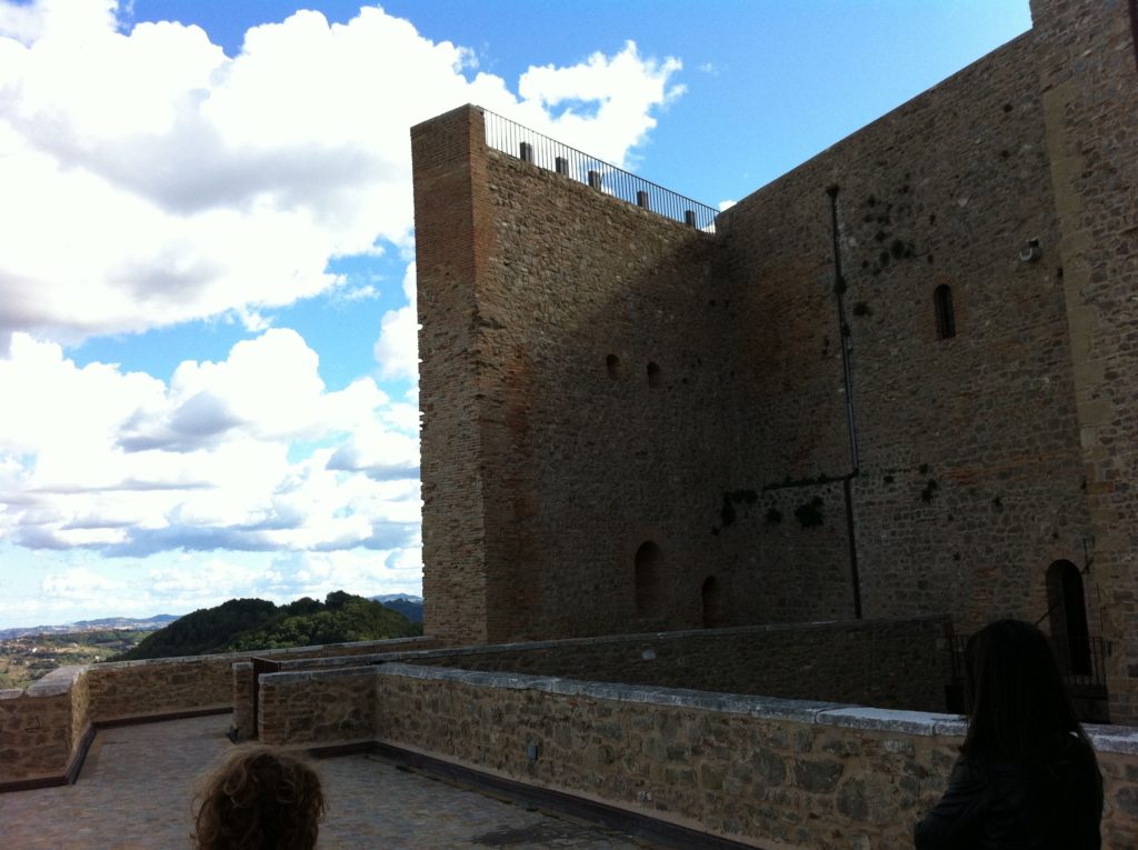 castello di Montefiore conca vista su pianura