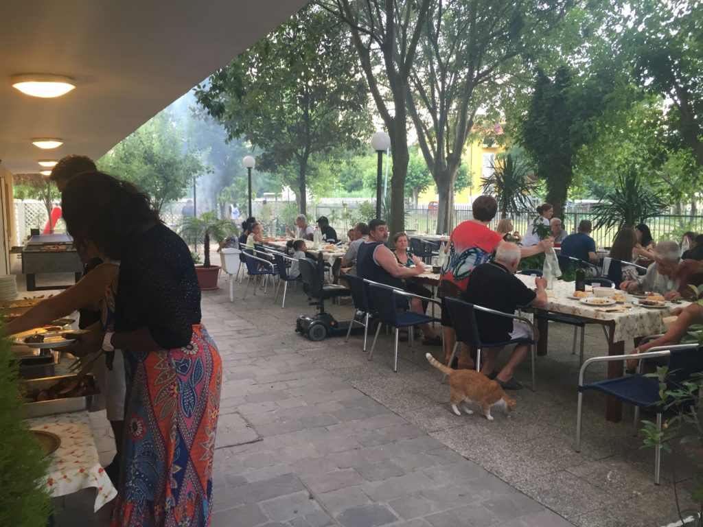 barbecue giardino albergo a rimini