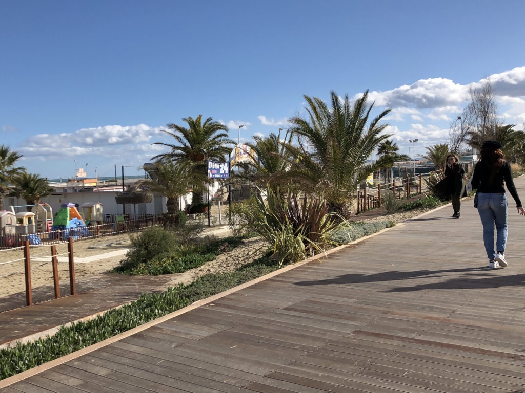 rimini nuovo lungomare pedonale