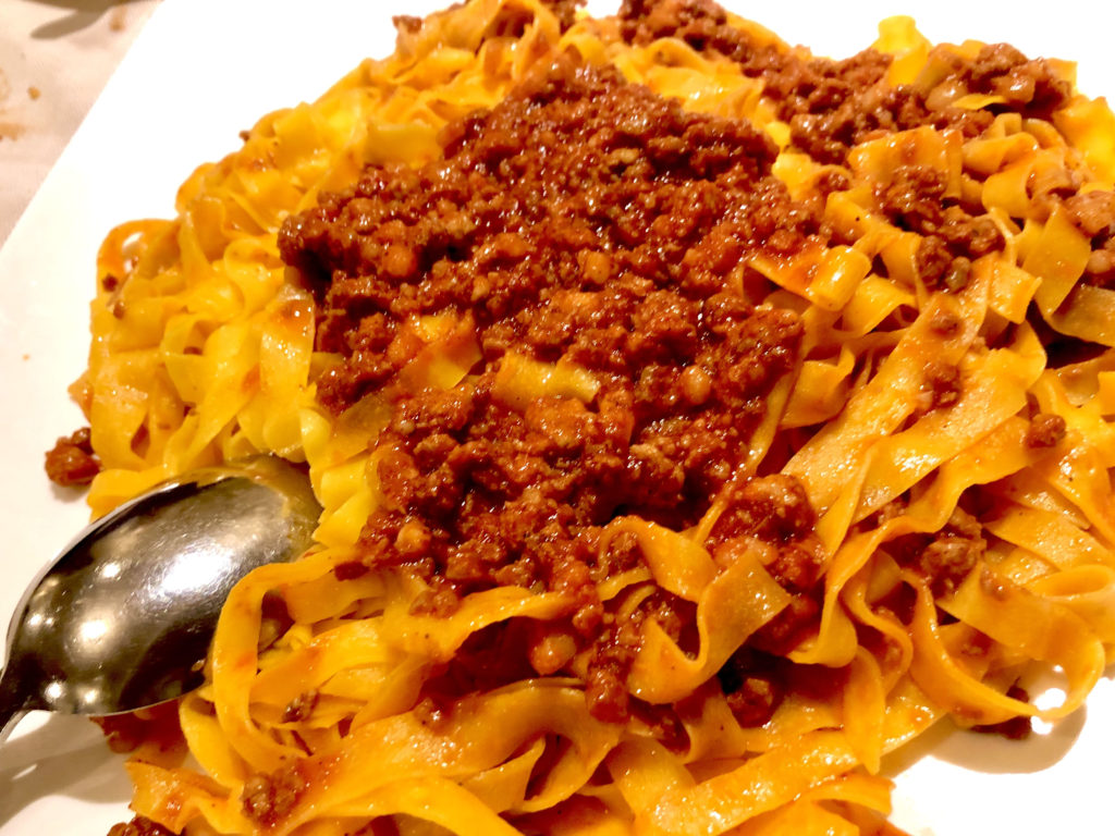 tagliatelle al ragout specialità romagnola, cucina romagnola, cucina romagnola Rimini